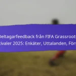 Kulturella utbytesmöjligheter vid FIFA Grassroots-festivalerna 2025: Aktiviteter, samhällsengagemang, resultat