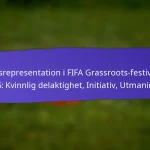 Tillgänglighet i FIFA Grassroots Festivaler 2025: Anläggningar, Transport, Åtgärder för inkludering
