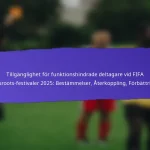 Gemenskapsengagemang i FIFA Grassroots Festivaler 2025: Lokala partnerskap, Volontärroller, Deltagande